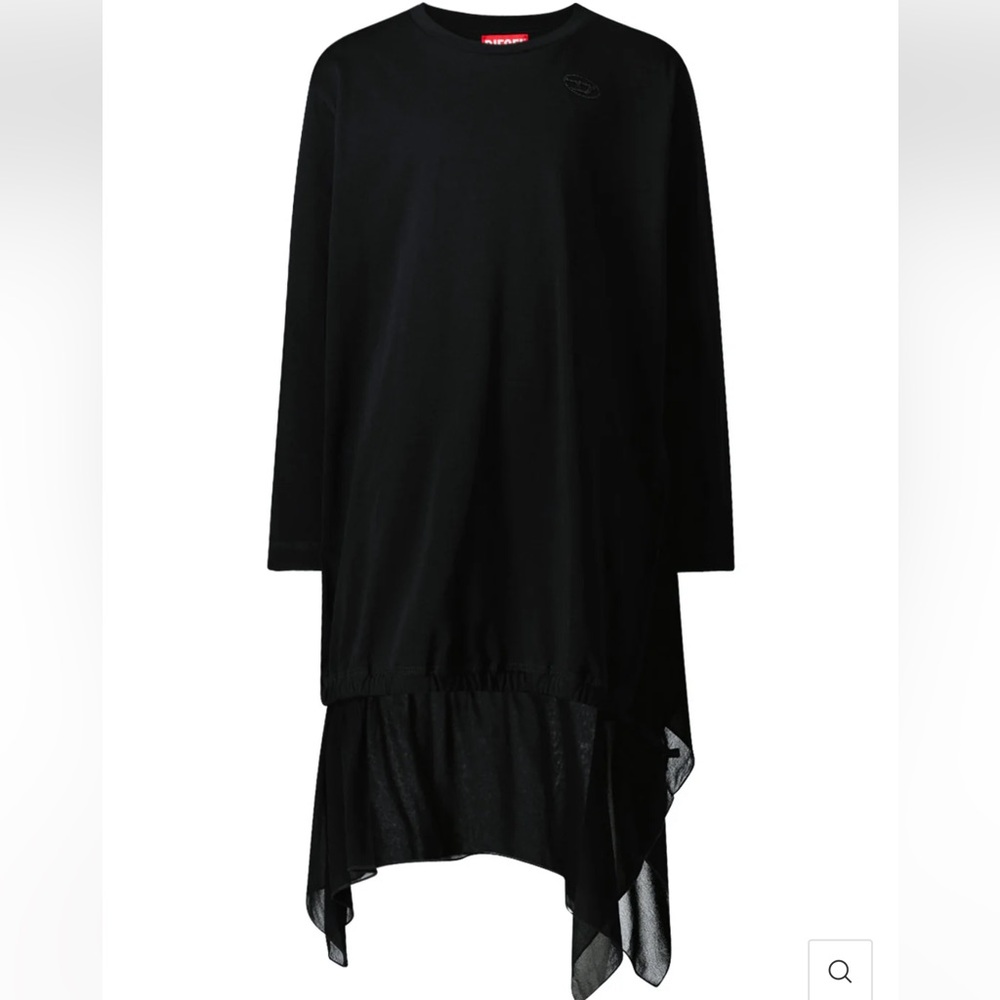 Diesel long sleeve handkerchief dress